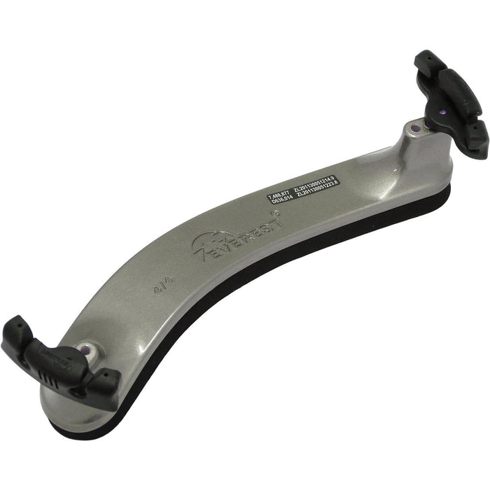 Everest Spring Collection Silver 4/4-3/4 Shoulder Rest Viola - 14" Adjustable to 13"