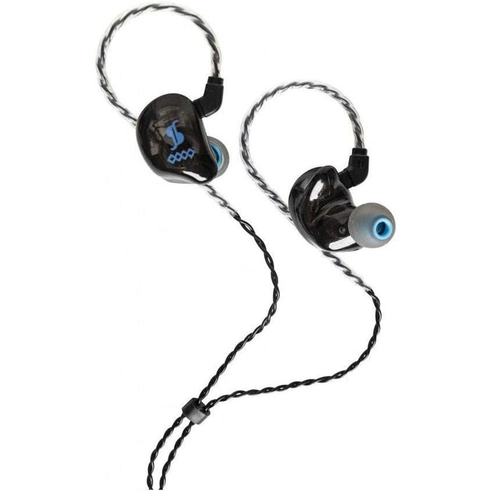 Stagg Professional Quad Driver In Ear Monitors, High Resolution, Sound Isolating, Black