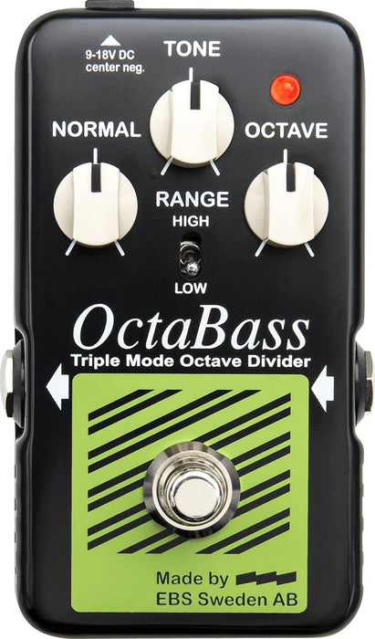 EBS OctaBass Blue Label Analog Octave Pedal (OC-BL)