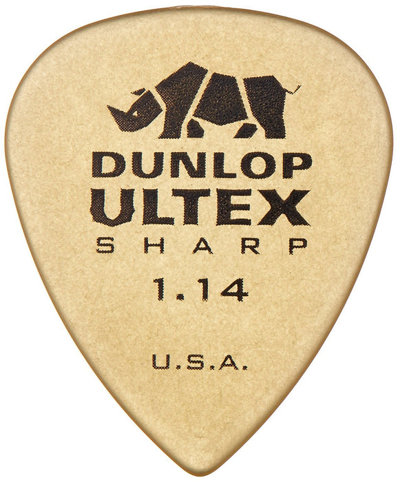 Dunlop Ultex Sharp 1.14mm Guitar Pick - Player's Pack of 6 (433P1.14)