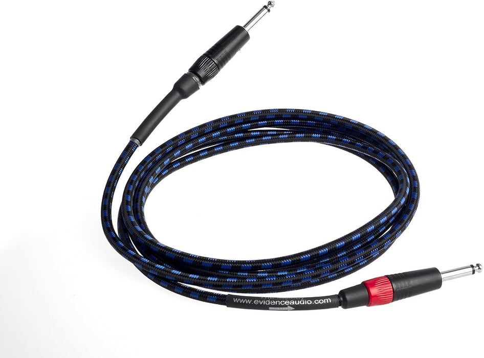 Evidence Audio 10ft/3.0m Melody Cable with Straight to Straight 1/4 inch Phone Plugs