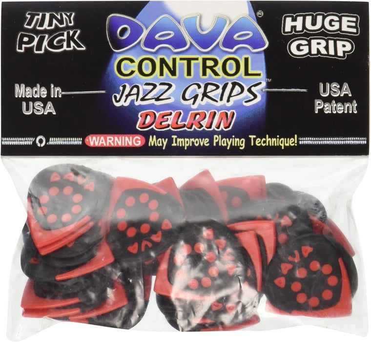Dava Jazz Grip Delrin Picks - Bag of 36 Picks (9036)