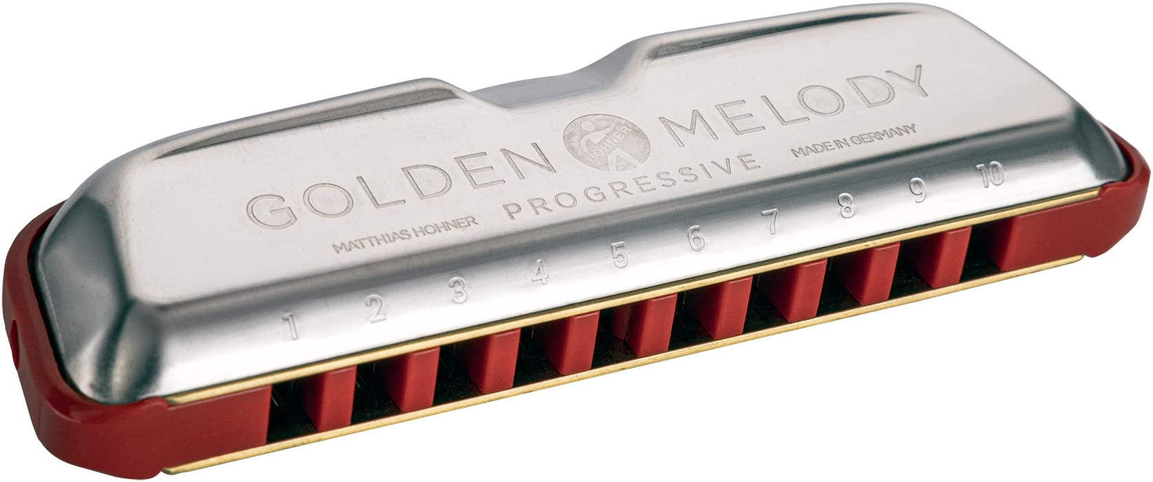 Hohner Golden Melody Progressive Harmonica - Key of C (M54401X)