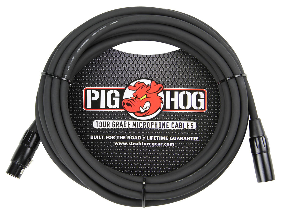 Pig Hog High Performance 8mm XLR Microphone Cable - 30 Feet (PHM30)