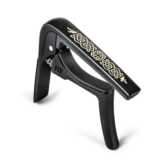 Dunlop Capo Trigger Fly Capo - Celtic Curved Black