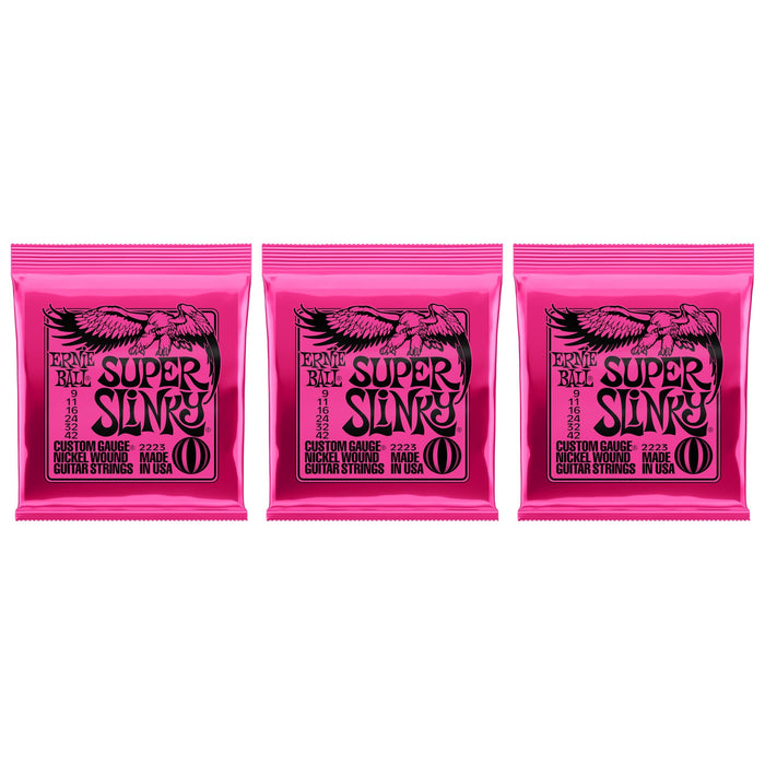 Ernie Ball Super Slinky 3-Set Bundle