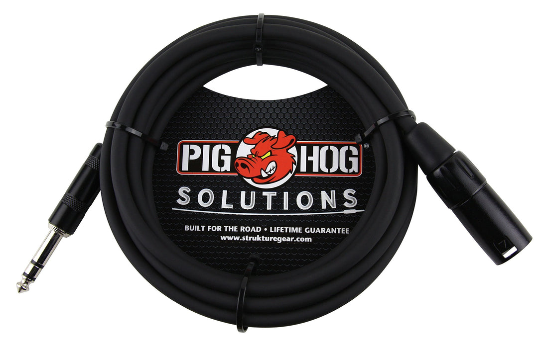 Pig Hog 1/4" TRS to XLR Balance Adaptor Cable - 50 Feet (PX-TMXM50)