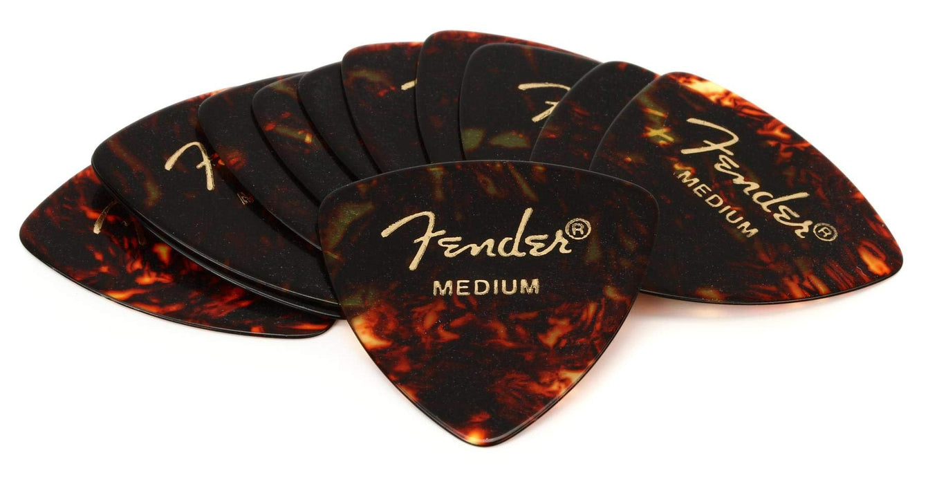 Fende 346 Shape Classic Celluloid Picks - Shell, Medium (198-0346-800)