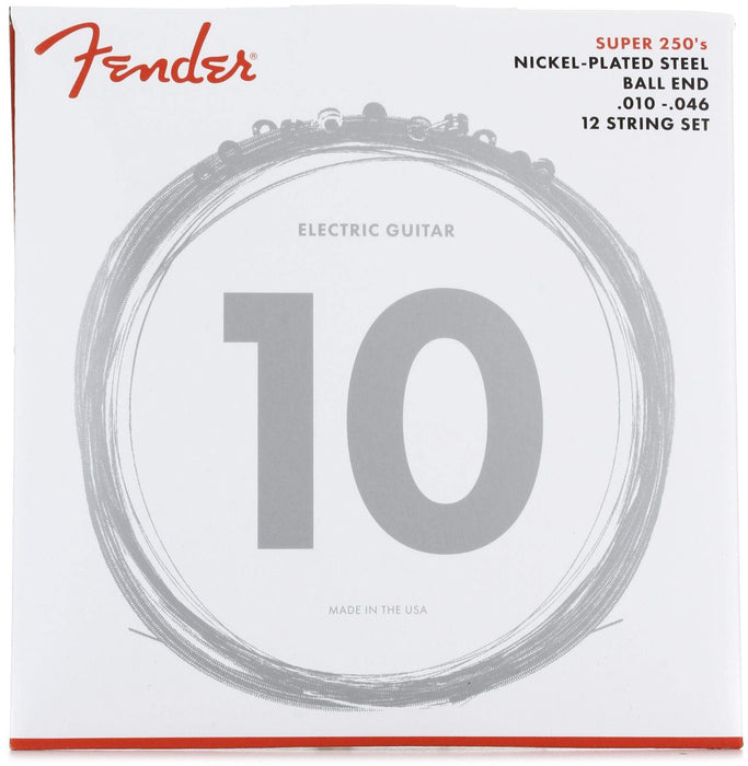 Fender Electric XII Strings for 12 string Electric Guitar - Nickel Plated Steel (10-46)