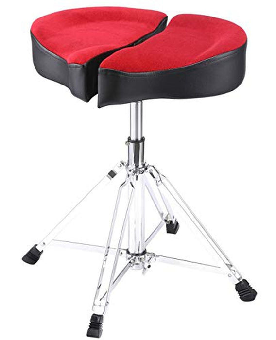 Ahead Red Spinal-G 4-leg Drum Throne with Saddle Seat (ASPG-R)