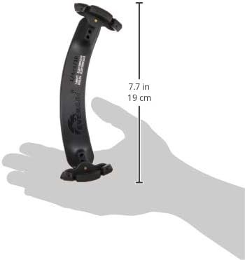 Everest Shoulder Rest - Standard Black Adjustable Violin 1/4-1/8-1/10 Size Viola 10" - 11" Size