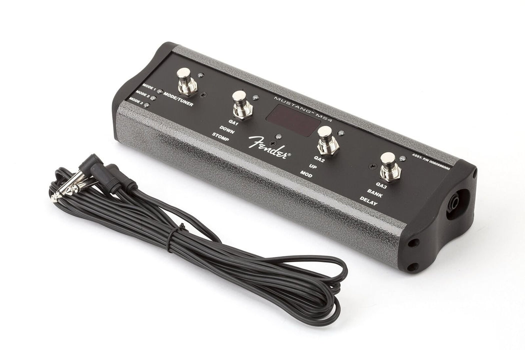 Fender 4-Button Footswitch - Mustang Series Amplifiers Black (008-099-6000)