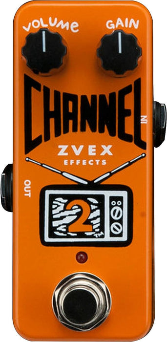 ZVEX Channel 2 Boost/Overdrive Compact Guitar Effect Pedal