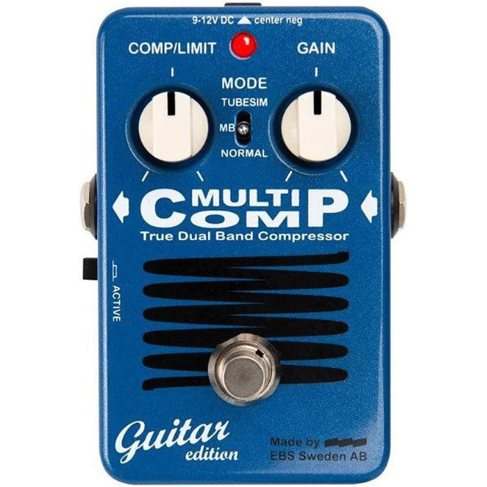 EBS MultiComp GE Dual Band Compressor for Guitar