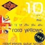 Rotosound Yellows R10 Electric Guitar Strings 10-46 (2-Packs)