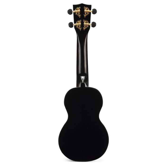 Mahalo Rainbow Series Black Soprano Ukulele (MR1-BK)