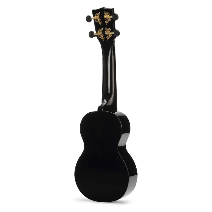 Mahalo Rainbow Series Black Soprano Ukulele (MR1-BK)