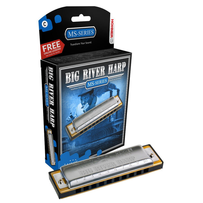 Hohner Accordions Big River Harmonica - Key Of D (590BX-D)