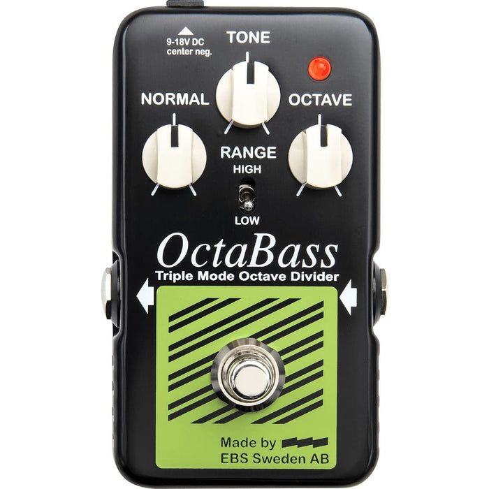 EBS OctaBass Blue Label Analog Octave Pedal (OC-BL)