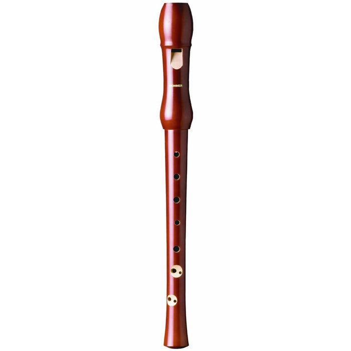 Hohner 2-Piece Wooden Soprano Recorder, Key of C - Dark Pearwood (9550)