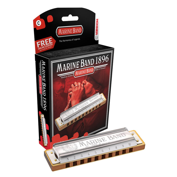 Hohner Marine Band Harmonica - Key Of E (1896BX-E)