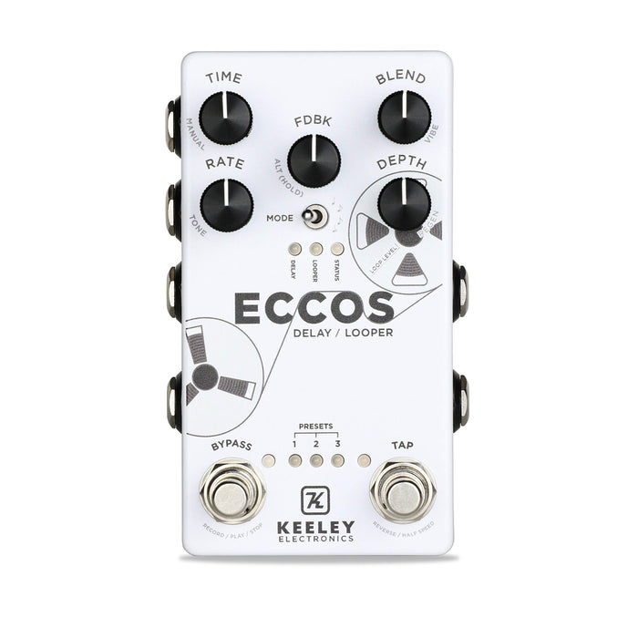 Keeley Eccos Vintage Tape Delay & Looper Pedal