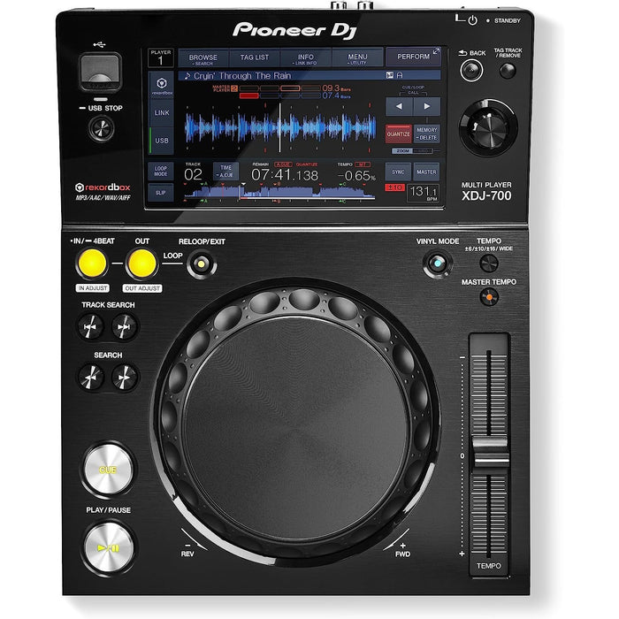 Pioneer DJ Digital Multi Media Player, 8.10 x 12.80 x 16.30 (XDJ-700)