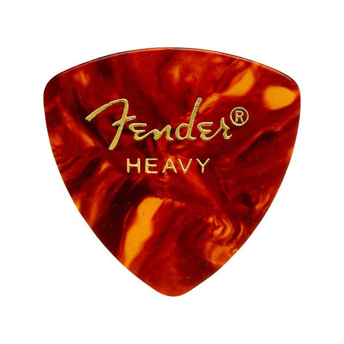 Fender 098-0346-900 346 Shape Classic Celluloid Picks, 12 Count, Tortoise Shell, Heavy Gauge