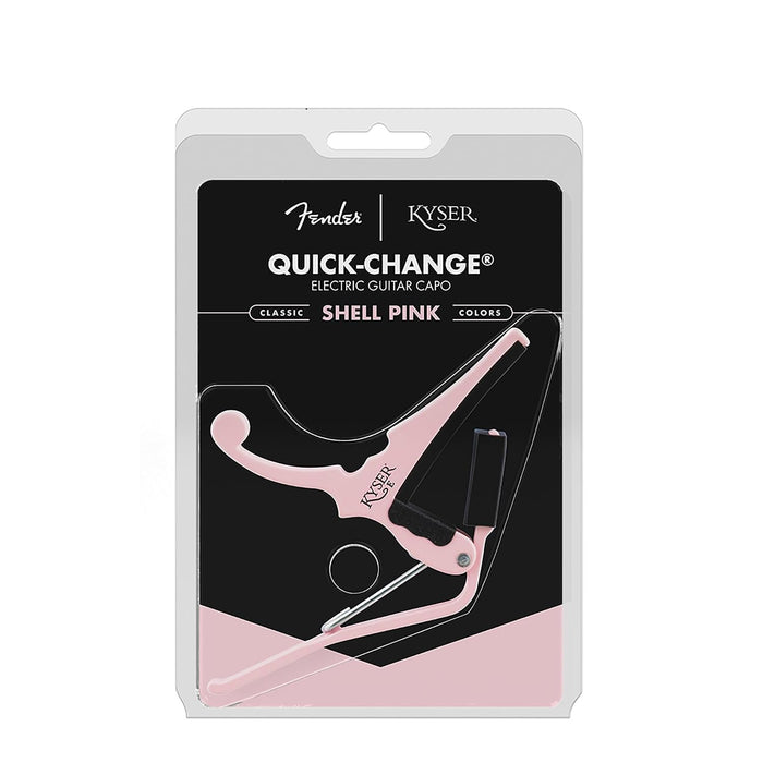 Fender x Kyser Quick-Change Electric Guitar Capo (Shell Pink)
