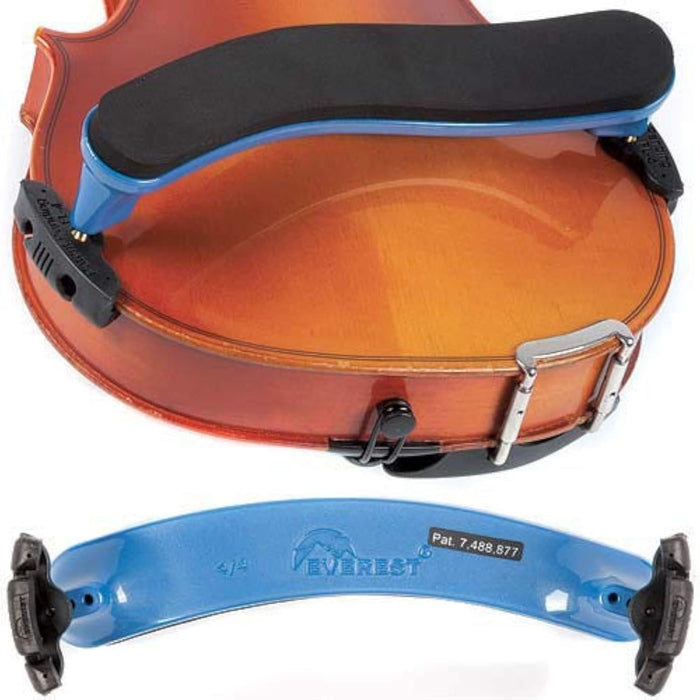 Everest Spring Collection Blue Violin 4/4 - 3/4 Adjustable Size Viola - 14" - 13" Adjustable