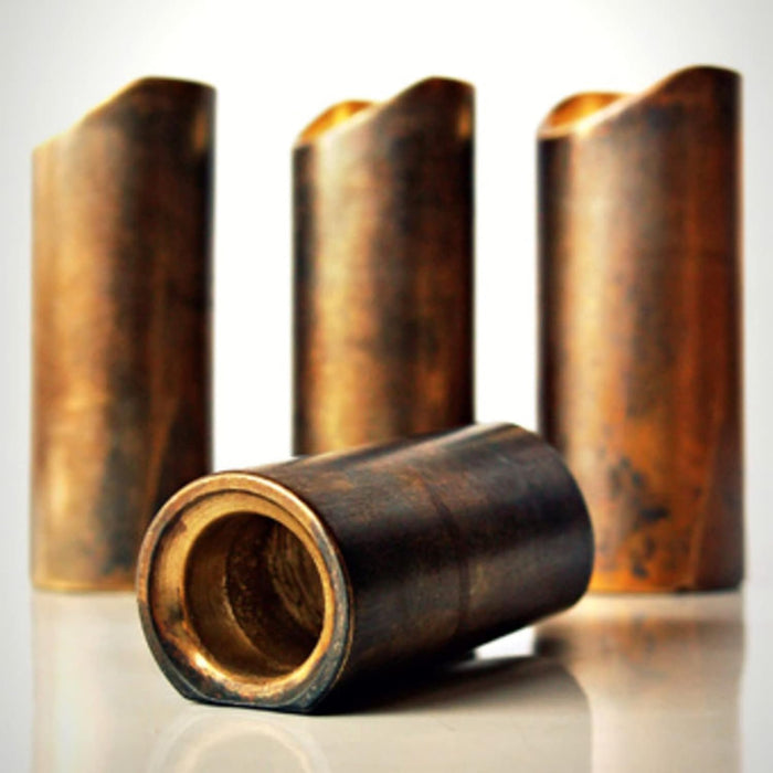 Rock Slide Aged Brass Guitar Slide, Small