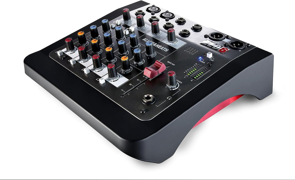 Allen & Heath ZED-6 Ultra Compact 6-Input Audio Mixer (AH-ZED-6)