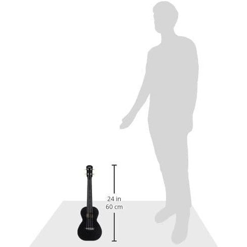 Korala PUC - 20–BK Concert Ukulele Black