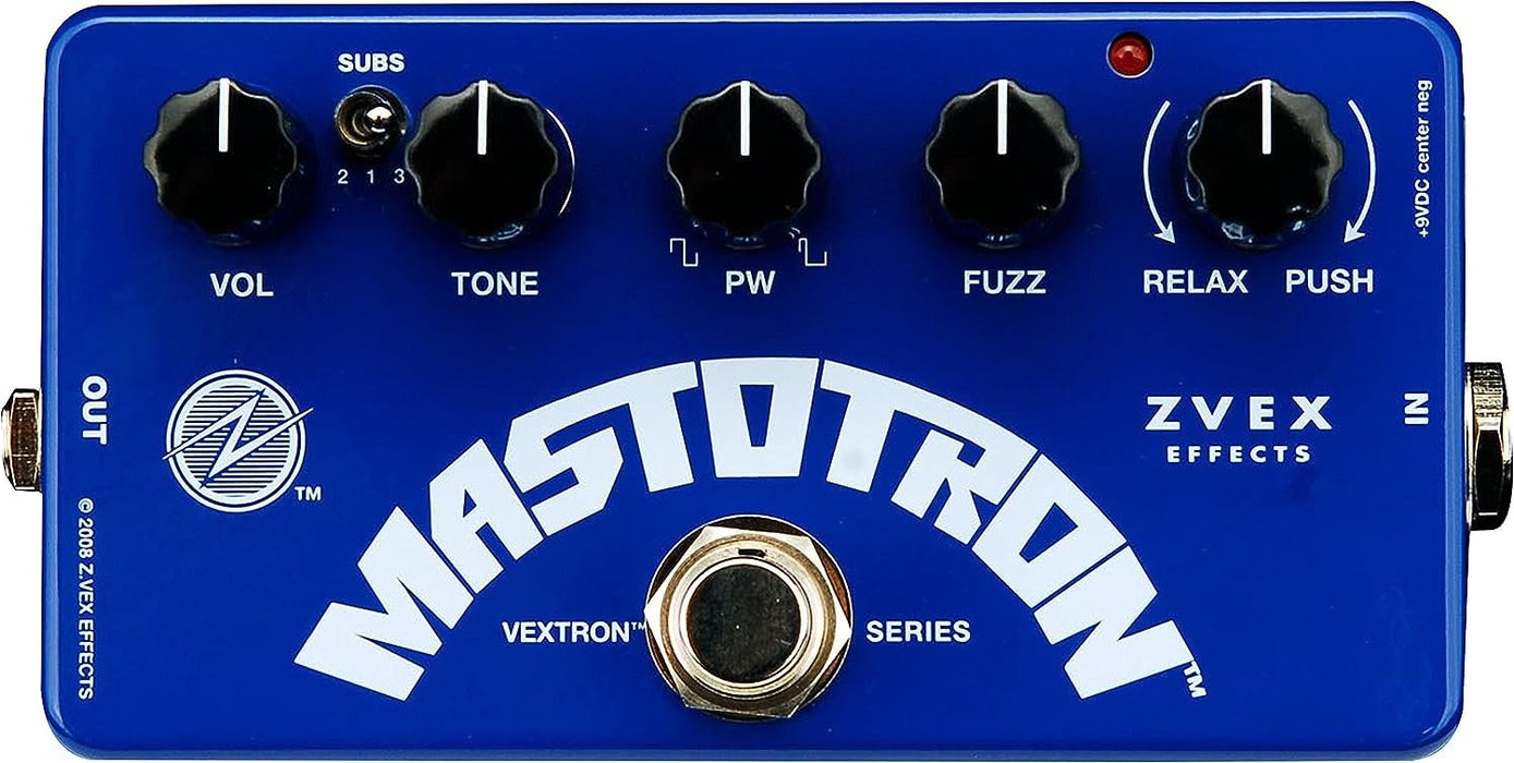 ZVEX Mastotron Vextron Series Silicon Fuzz Guitar Pedal