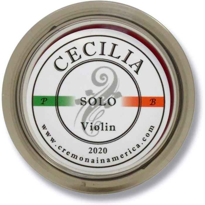 CECILIA ‘SOLO’ Rosin for Violin, Rosin Specially Formulated Violin Rosin for Violin Bows (MINI (Half Cake))