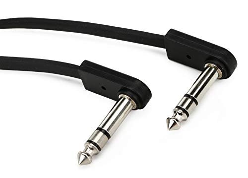 EBS Deluxe Stereo Patch Cable, Flat Angled - 58cm (PCF-DLS58)