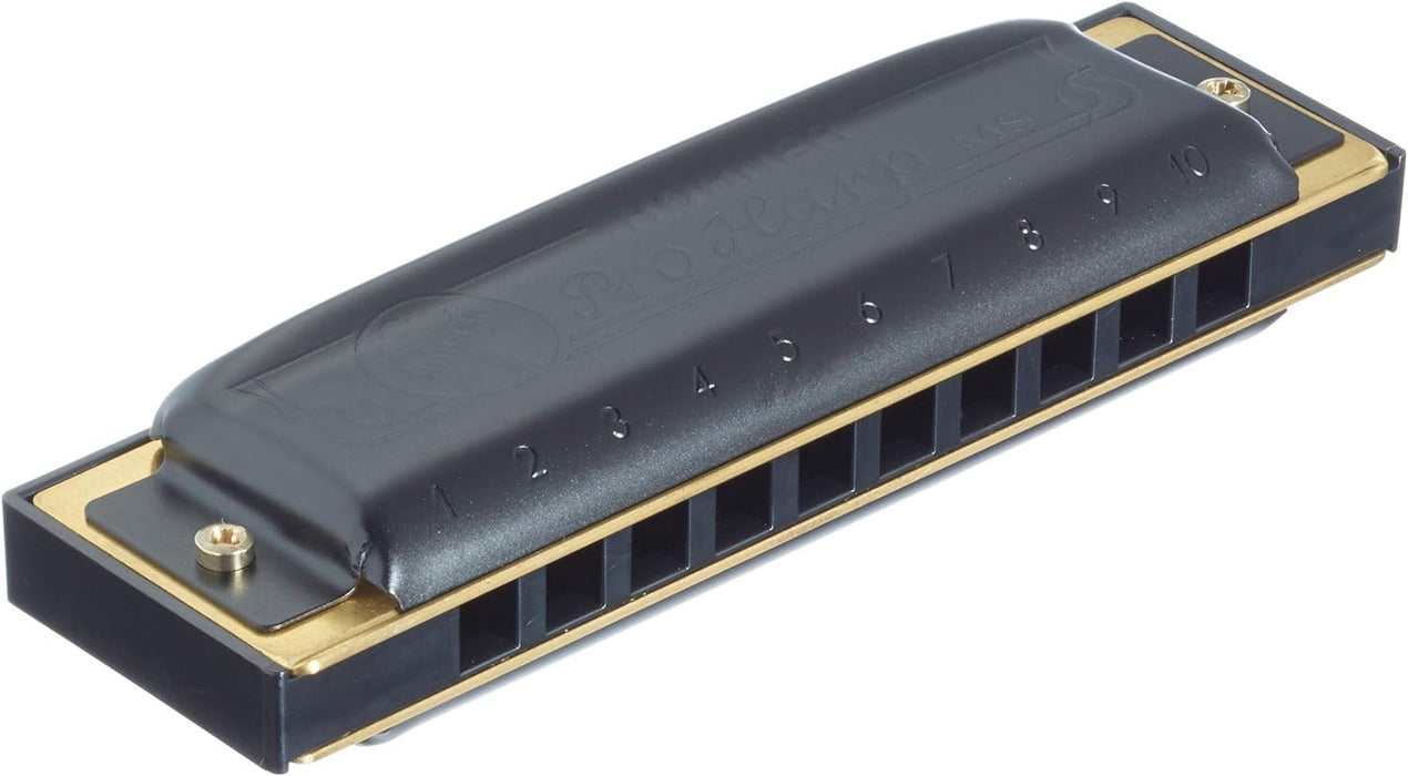 Hohner HH562C Pro Harp Harmonica in C, Black