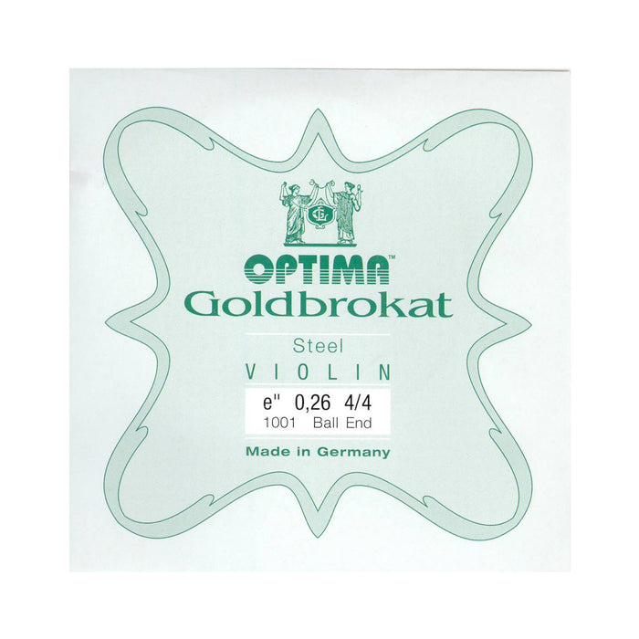 Optima 1001 Goldbrokat 4/4 Violin E''-1 (Ball) 26 Medium