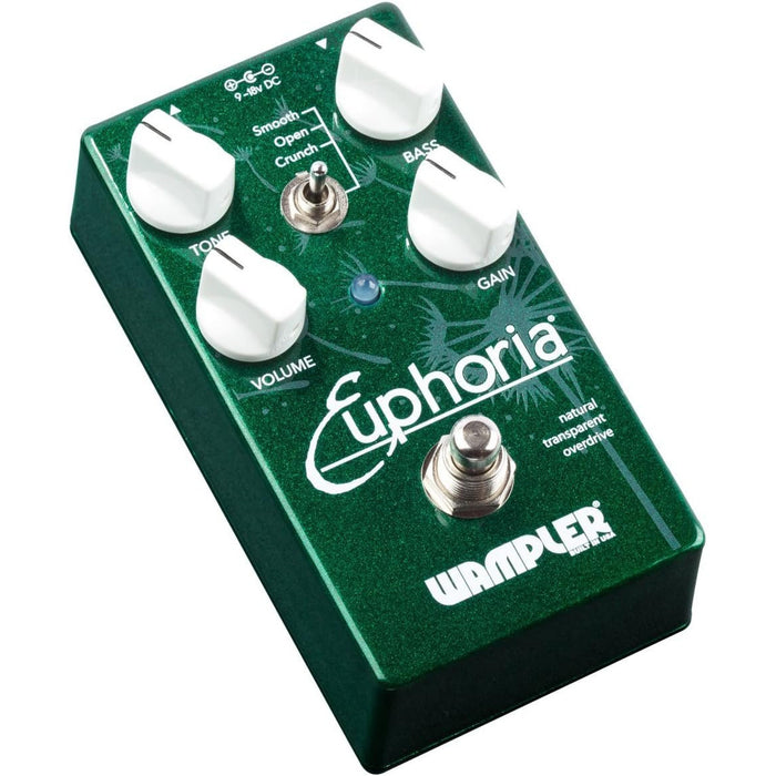 Wampler Euphoria V2 Natural Transparent Overdrive Guitar Effects Pedal