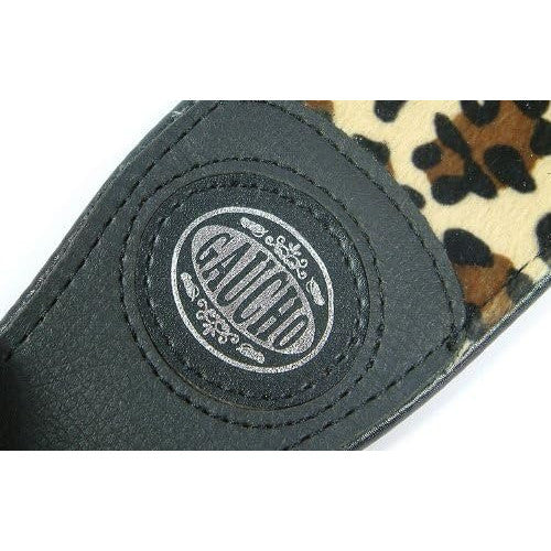 Leopardskin 'Wildlife Series' Faux Leather Guitar Strap for Electric/Acoustic/Bass Guitar