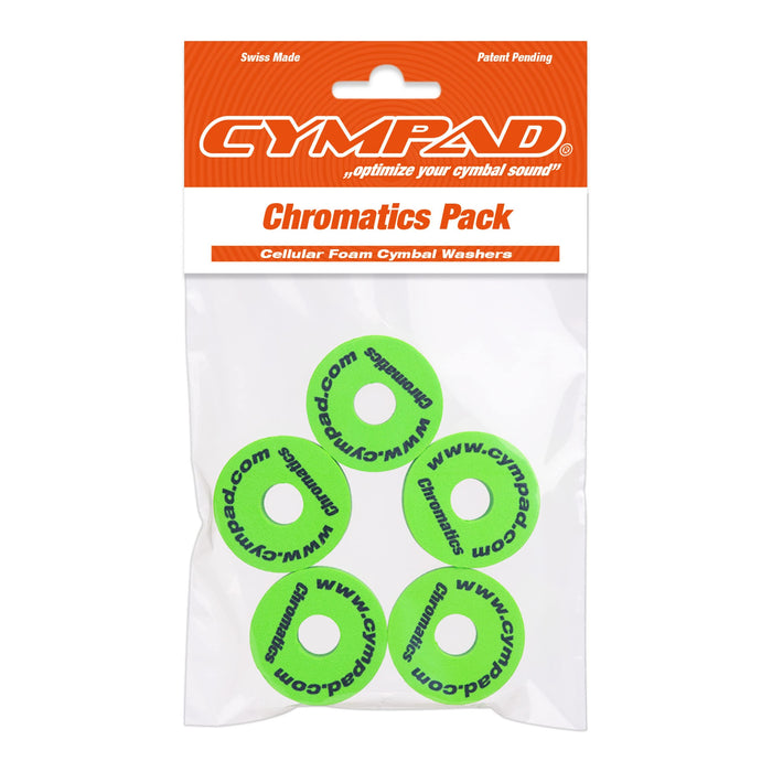 Cympad 40/15mm Chromatics Set - Green (Pack of 5)