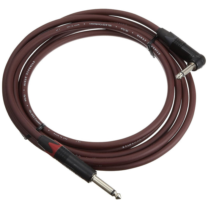 Evidence Audio 10ft/3.0m Forte Cable with Right to Straight 1/4 inch Phone Plugs