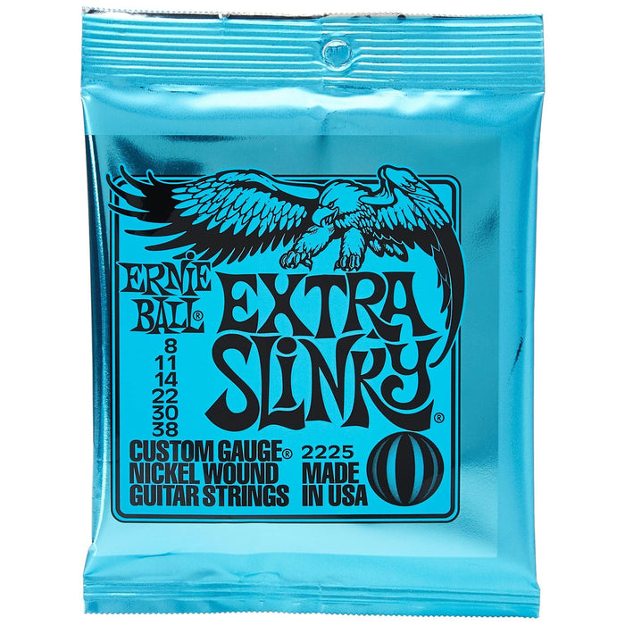 Ernie Ball Extra Slinky Nickel Wound Electric Guitar Strings - 3 Packs (P02225)