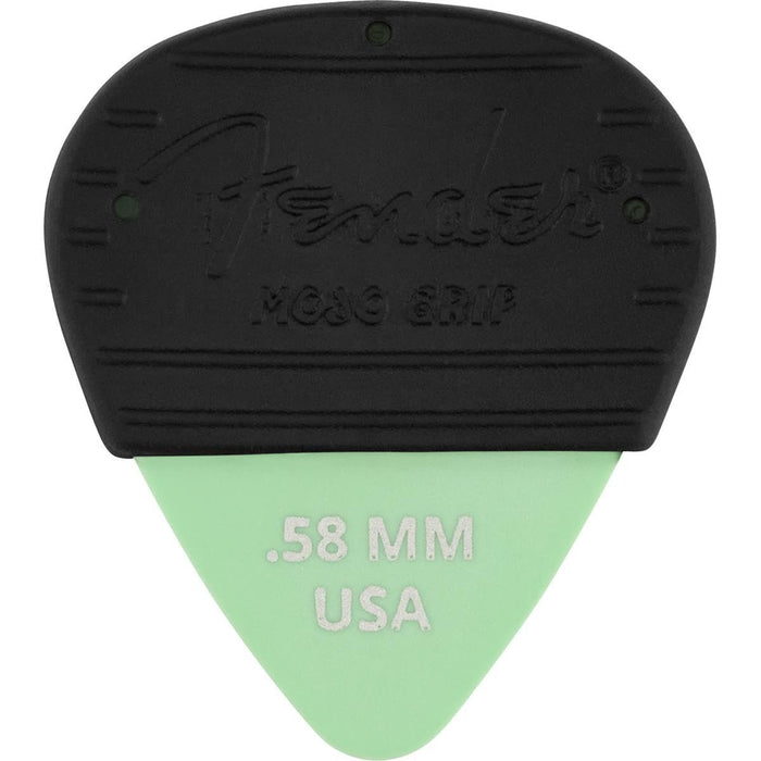 Fender Mojo Grip Picks, Dura-Tone Delrin .58, 3-Pack