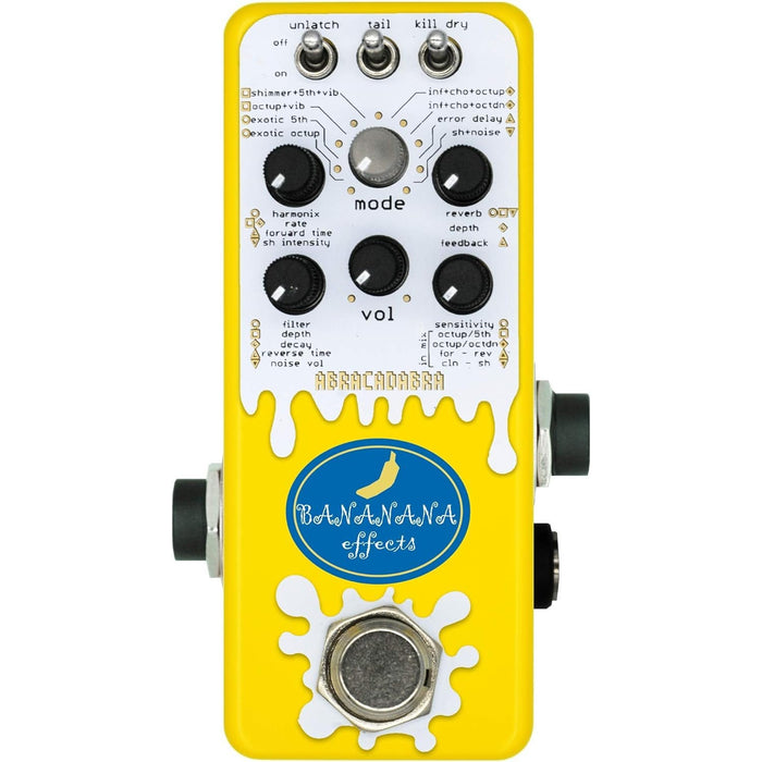 Bananana Effects Shimmer Reverb Pedal (ABRACADABRA)