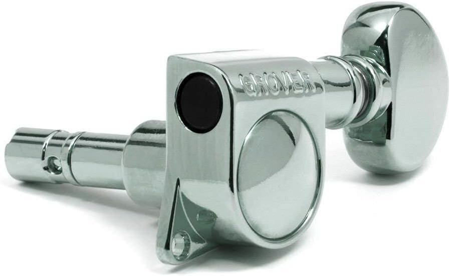 Grover 406C Rotomatic Mini 3 per Side Self Locking Machine Heads, Chrome