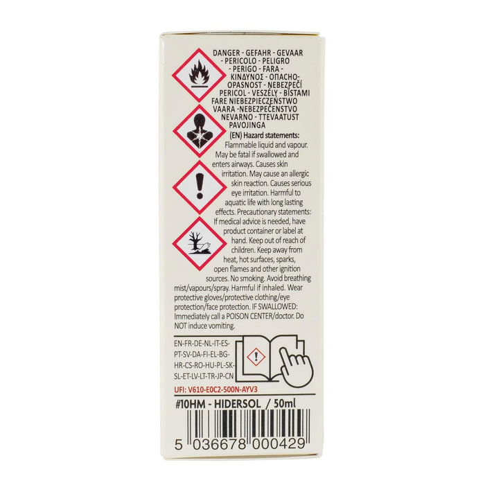 Hidersine Hidersol Varnish Cleaner/Polish for Bow Instruments - 50ml