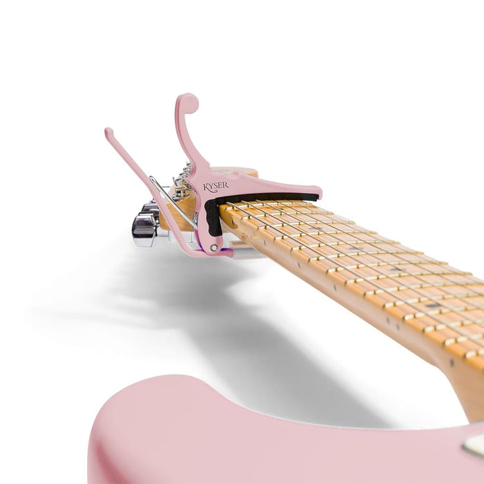 Fender x Kyser Quick-Change Electric Guitar Capo (Shell Pink)