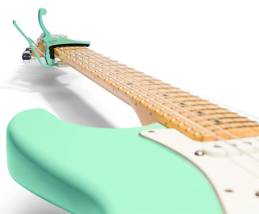 Fender x Kyser Quick-Change Electric Guitar Capo (Surf Green)