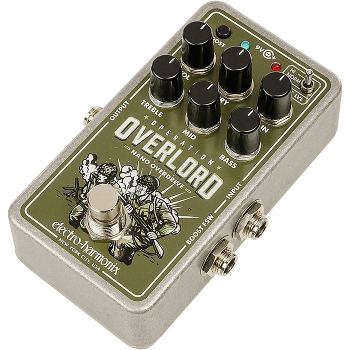 Electro-Harmonix Operation Overlord Allied Overdrive Pedal (OVERLORD)